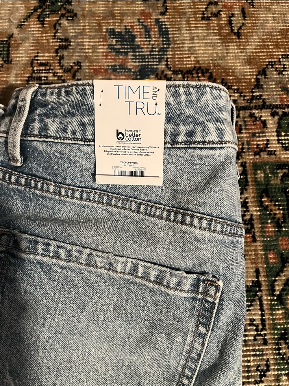 High-Rise Light Wash Women’s Jeans - Casual Straight Leg - Picture 3 of 4